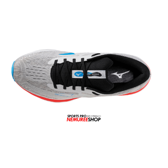 MIZUNO Running Shoes WAVE SERENE (NIMBUS CLOUD/BLUE PACE/MIZUNO IGNITION RED) - Nemuree Shop - Online Sports Store