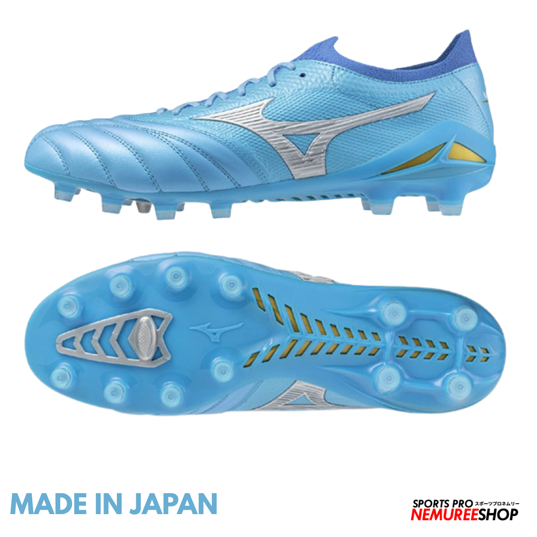 MIZUNO Football Shoes MORELIA NEO 4 BETA JAPAN (CELESTE / WHITE / ULTRAMARINE) - Nemuree Shop - Online Sports Store