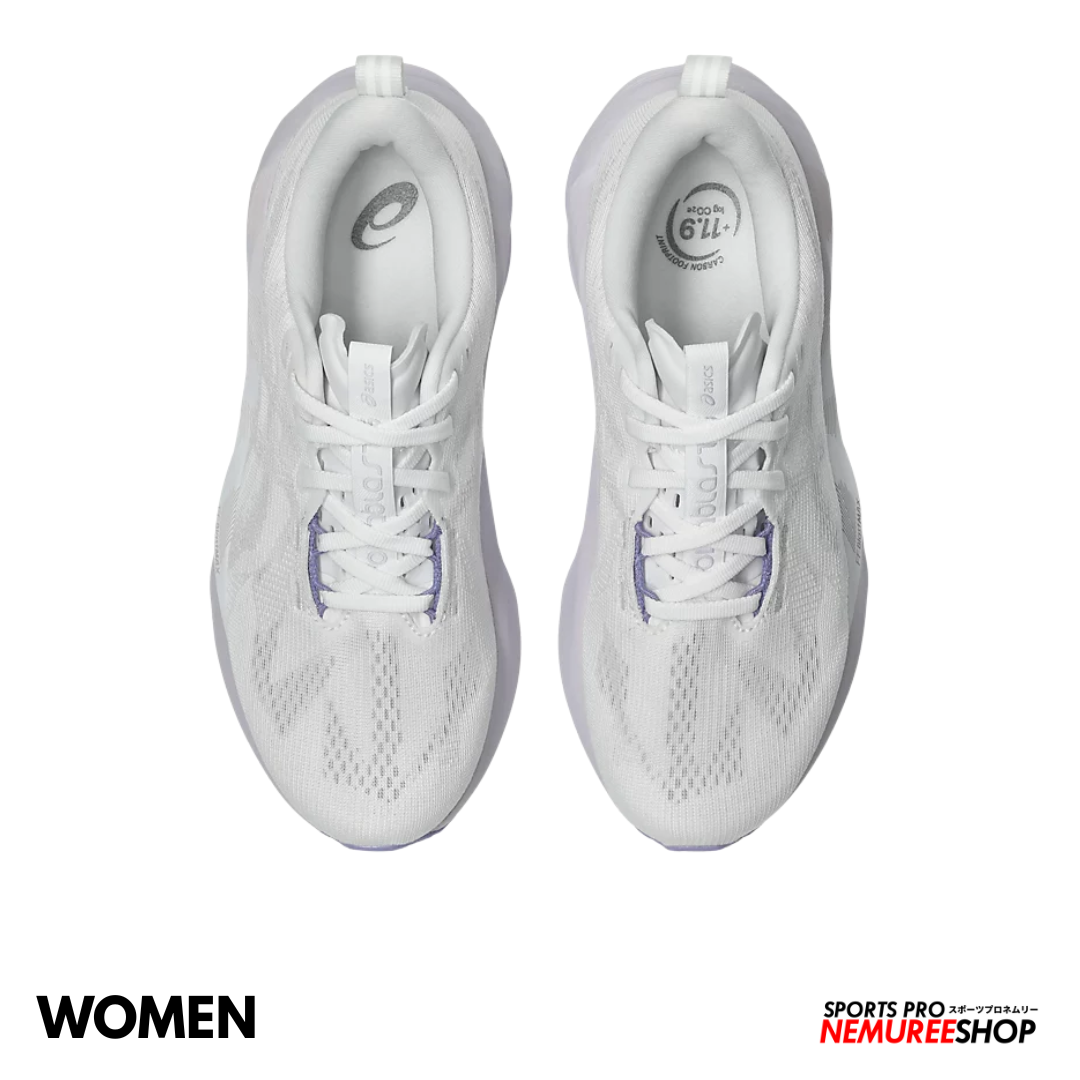 ASICS Women Running Shoes NOVABLAST 5 WOMEN (WHITE/LILAC HINT) - Nemuree Shop - Online Sports Store