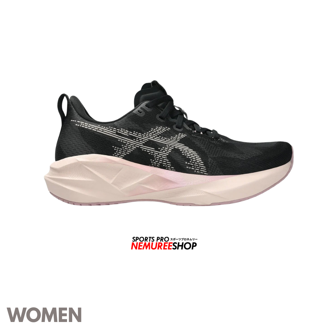 ASICS Women Running Shoes NOVABLAST 5 WOMEN (BLACK/PEARL PINK) - Nemuree Shop - Online Sports Store