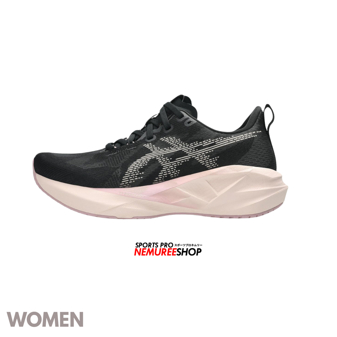 ASICS Women Running Shoes NOVABLAST 5 WOMEN (BLACK/PEARL PINK) - Nemuree Shop - Online Sports Store