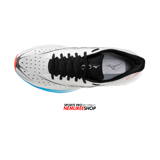 MIZUNO Running Shoes WAVE SKYRISE 6 (NIMBUS CLOUD/BLACK/BLUE PACE) - Nemuree Shop - Online Sports Store