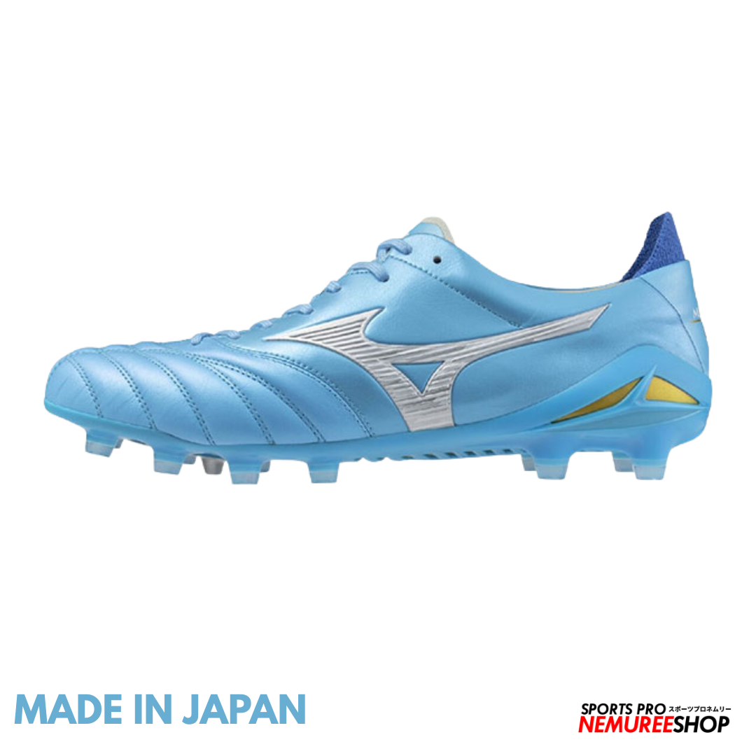MIZUNO Football Shoes MORELIA NEO 4 JAPAN (CELESTE / WHITE / ULTRAMARINE) - Nemuree Shop - Online Sports Store