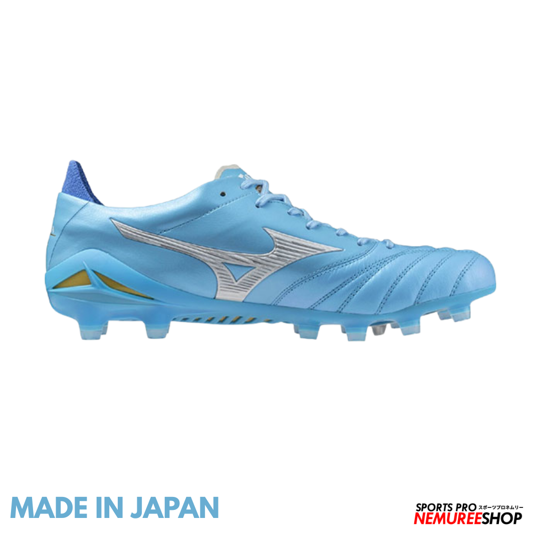 MIZUNO Football Shoes MORELIA NEO 4 JAPAN (CELESTE / WHITE / ULTRAMARINE) - Nemuree Shop - Online Sports Store