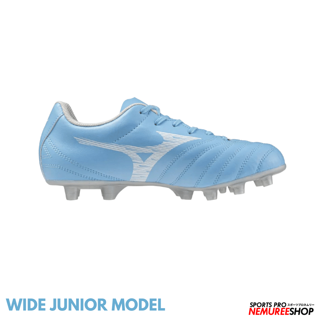 MIZUNO Football Shoes MONARCIDA NEO 3 SELECT JR WIDE (CELESTE / WHITE) - Nemuree Shop - Online Sports Store