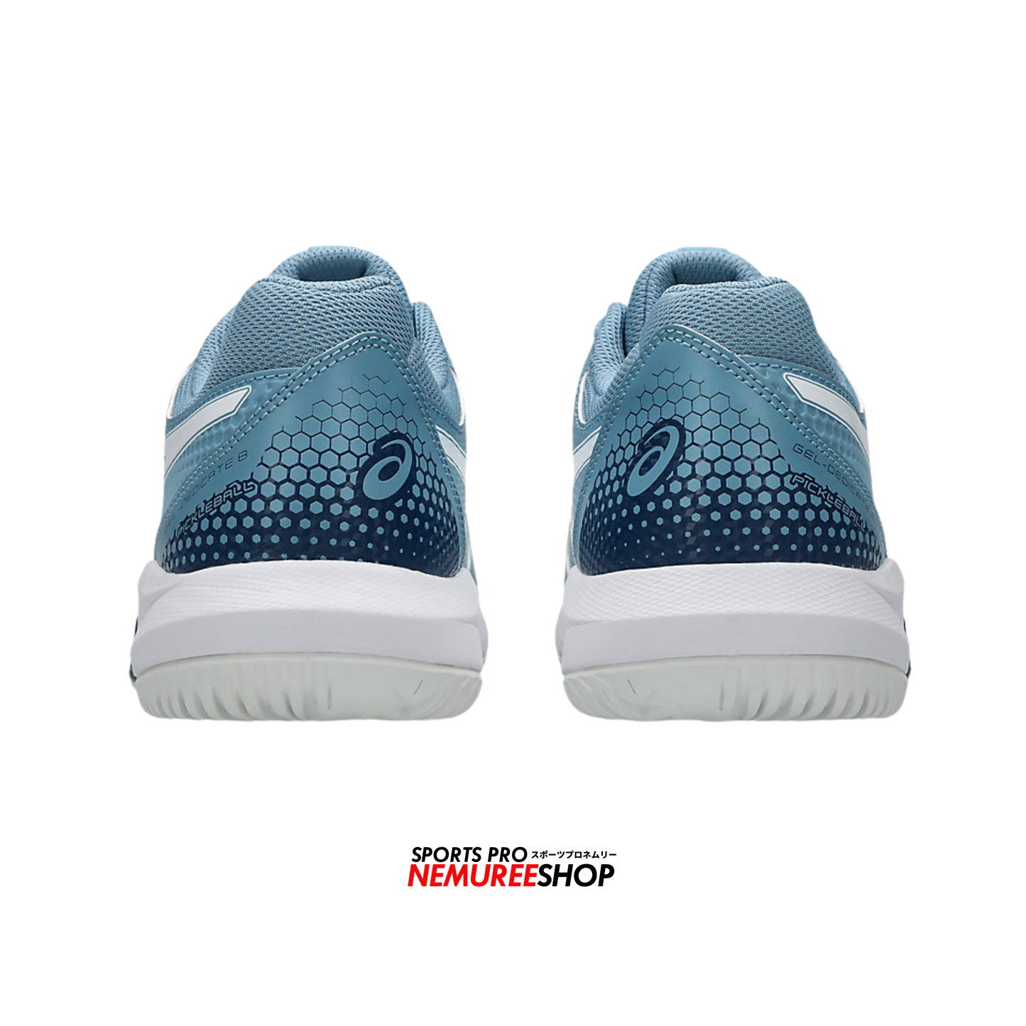 ASICS PickleBall Shoes GEL - DEDICATE 8 PICKLEBALL (SABA BLUE / WHITE) - Nemuree Shop - Online Sports Store
