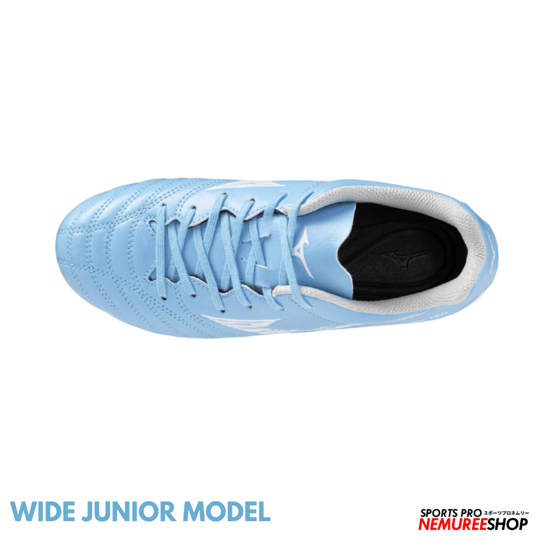 MIZUNO Football Shoes MONARCIDA NEO 3 SELECT JR WIDE (CELESTE / WHITE) - Nemuree Shop - Online Sports Store