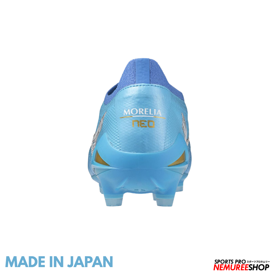 MIZUNO Football Shoes MORELIA NEO 4 BETA JAPAN (CELESTE / WHITE / ULTRAMARINE) - Nemuree Shop - Online Sports Store