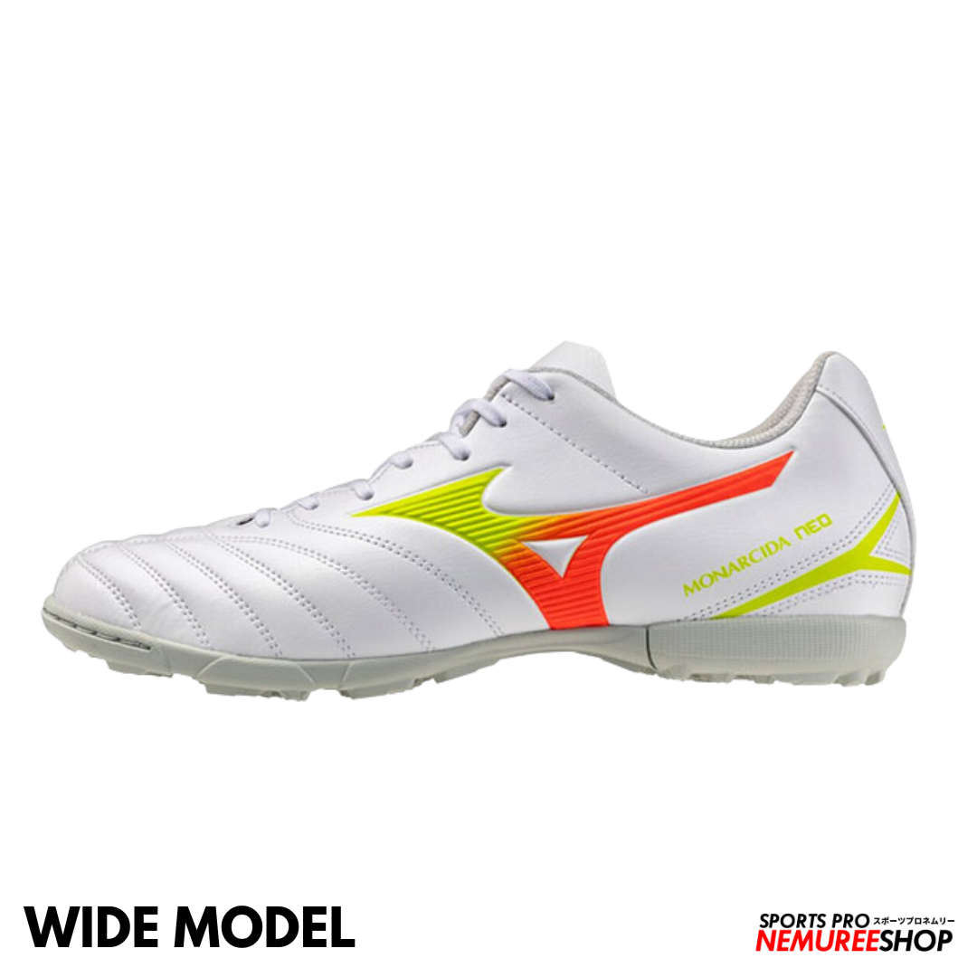 MIZUNO Football Shoes MONARCIDA NEO 3 SELECT AS (WHITE / EVENING PRIMROSE / LAVA ORANGE)