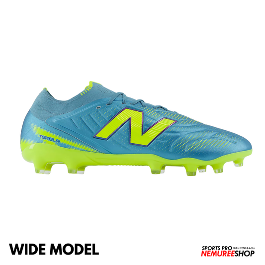 NEW BALANCE Football Shoes TEKELA ELITE MG V5 WIDE (METALIC BLUE / ALKALINE GREEN / NAVY)