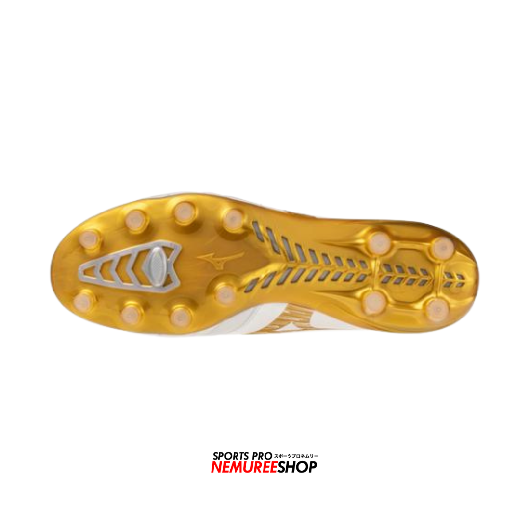 MIZUNO Football Shoes MORELIA NEO 4 ELITE (WHITE / GOLD) - Nemuree Shop - Online Sports Store
