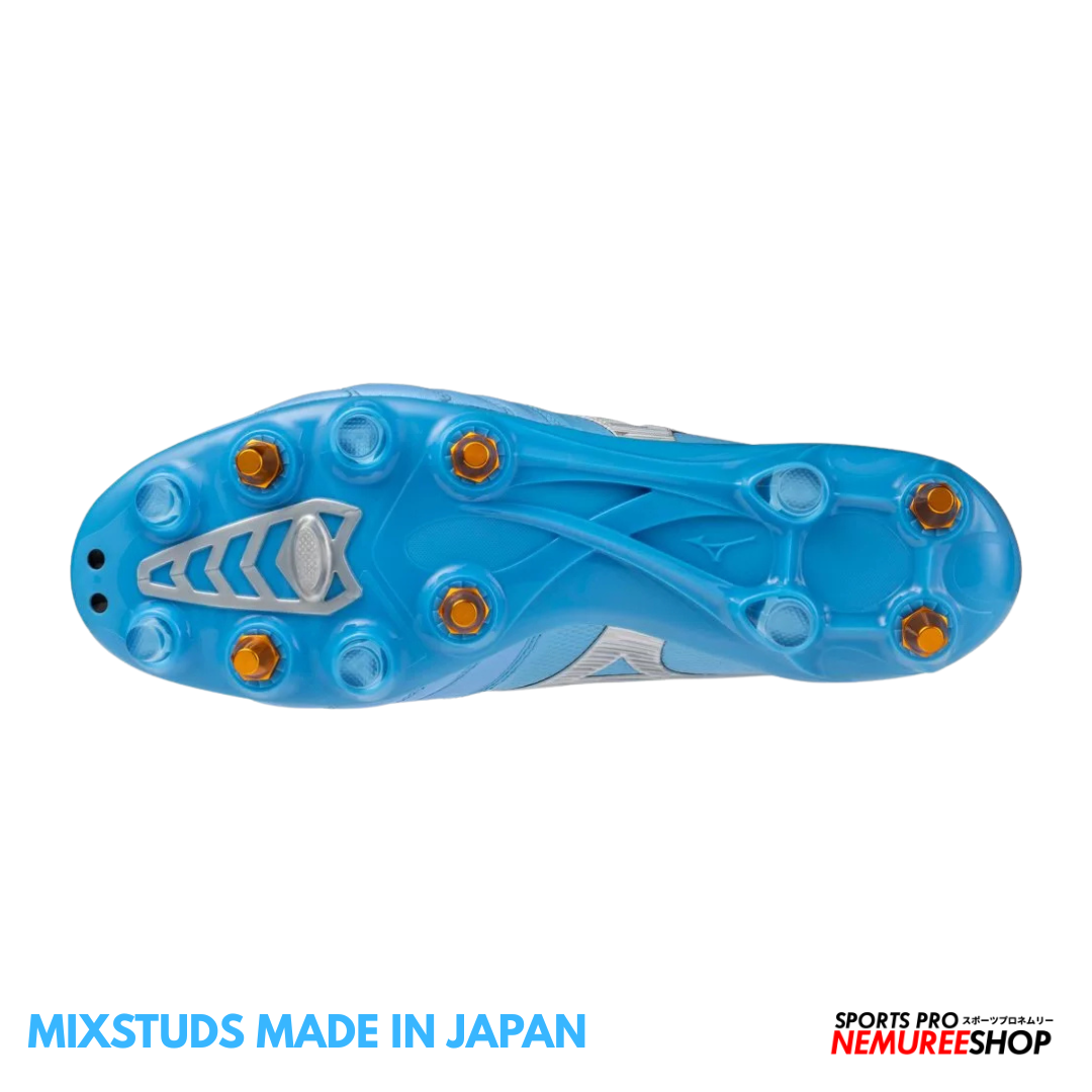 MIZUNO Football Shoes MORELIA NEO 4 BETA JAPAN MIX (CELESTE / WHITE / ULTRAMARINE)