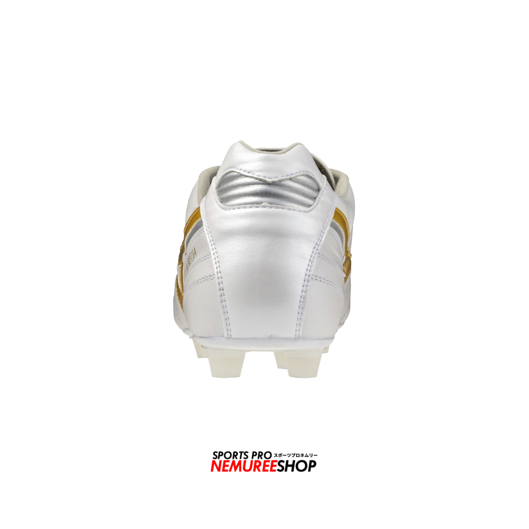 MIZUNO Football Shoes MORELIA 2 ELITE (WHITE / GOLD) - Nemuree Shop - Online Sports Store