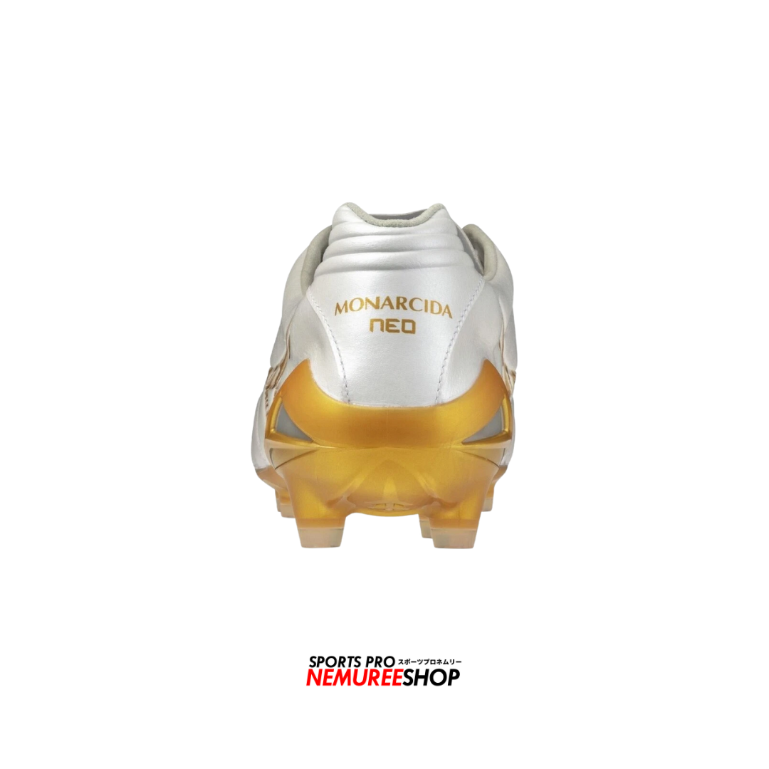 MIZUNO Football Shoes MONARCIDA NEO 3 ELITE (WHITE / GOLD) - Nemuree Shop - Online Sports Store