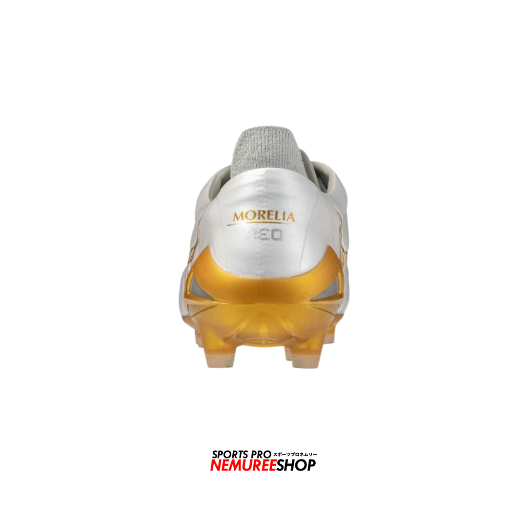 MIZUNO Football Shoes MORELIA NEO 4 ELITE (WHITE / GOLD) - Nemuree Shop - Online Sports Store