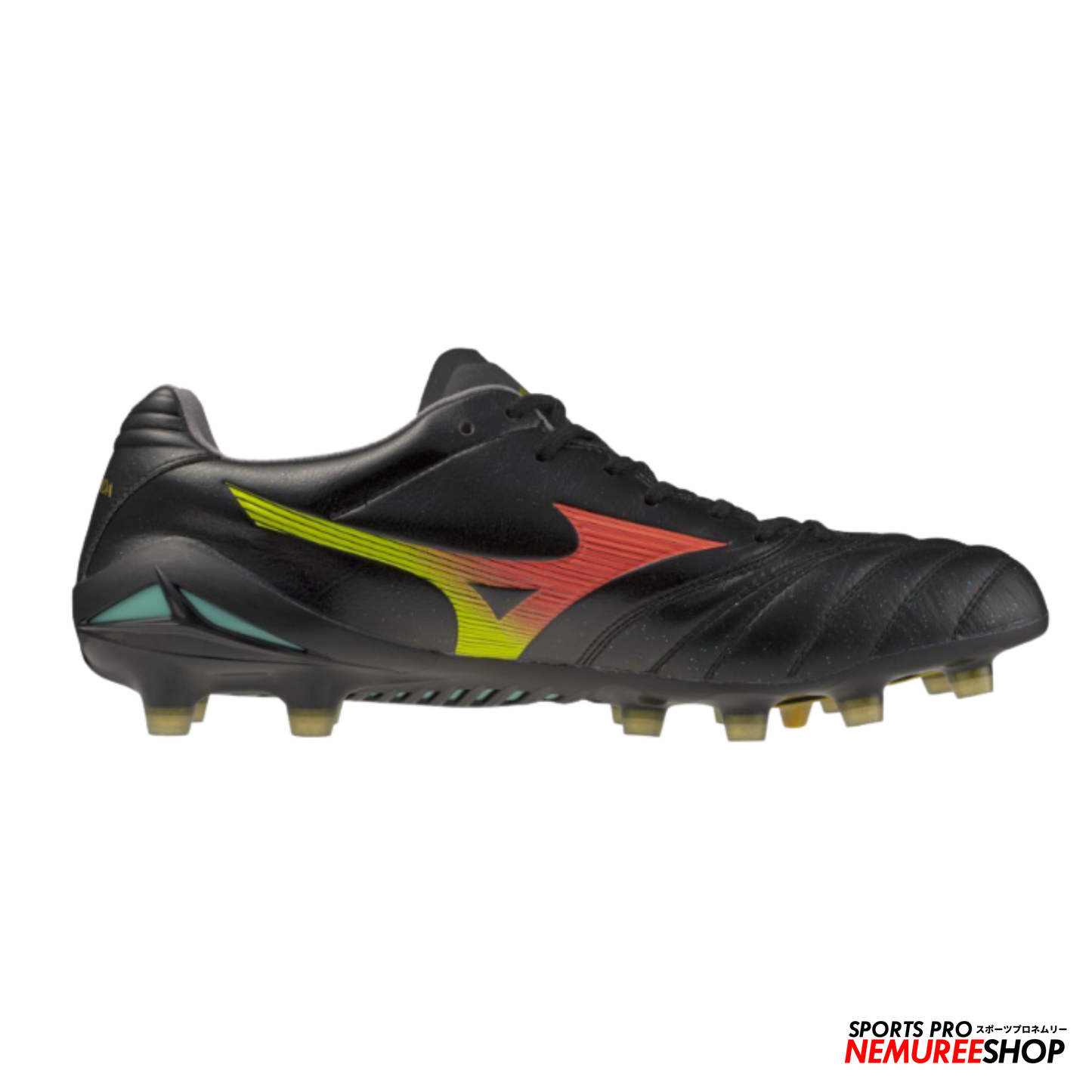 MIZUNO Football Shoes MONARCIDA NEO 3 ELITE (BLACK/LAVA ORANGE/ARCADIA)