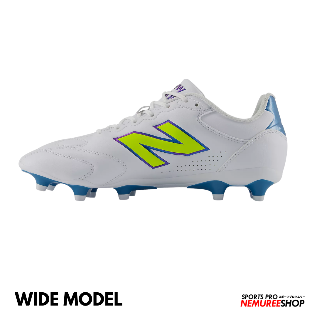 NEW BALANCE Football Shoes 442 TEAM FG V3 (WHITE / ALKALINE GREEN)