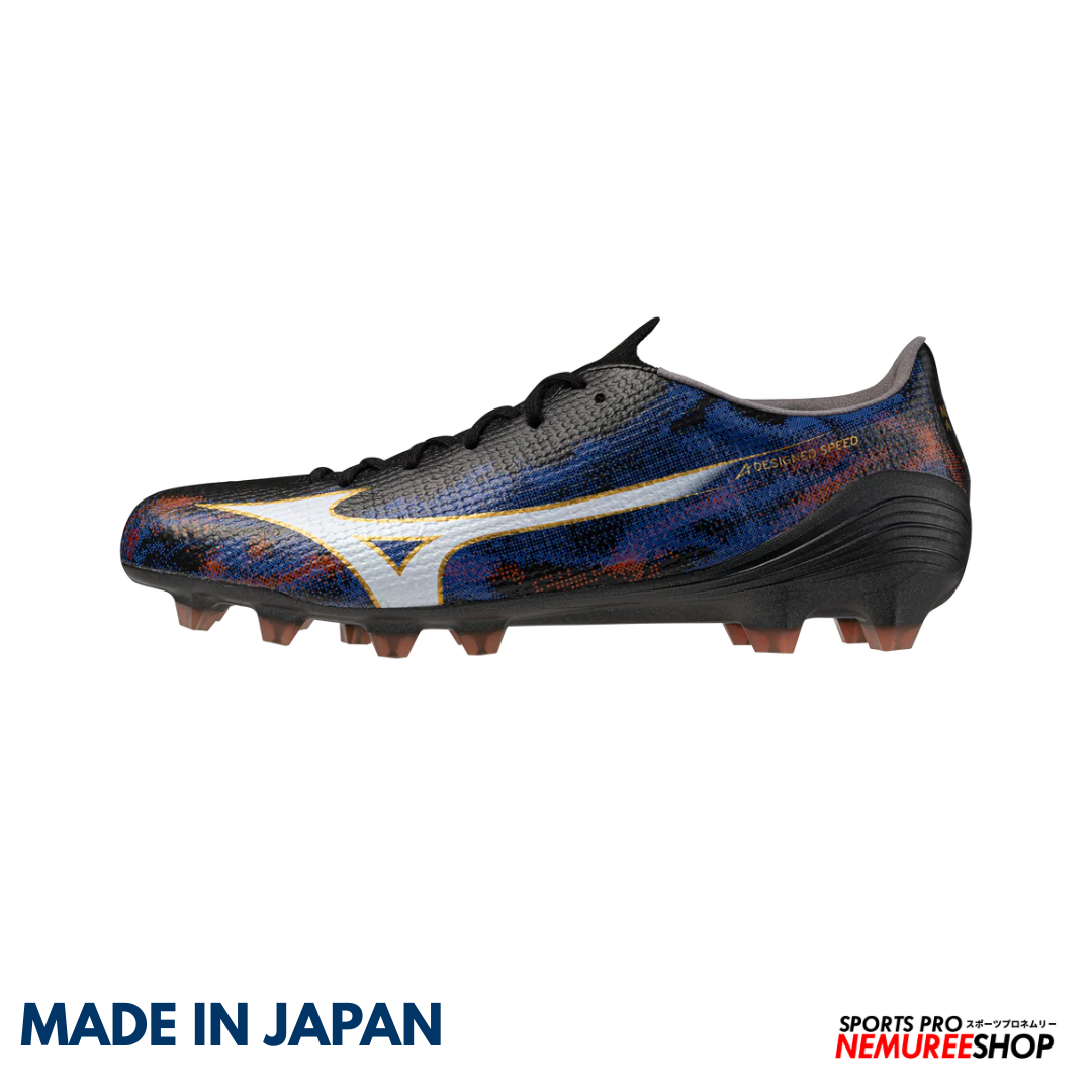 MIZUNO Football Shoes ALPHA 3 JAPAN (BLACK / ANCIENT WATER) - Nemuree Shop - Online Sports Store