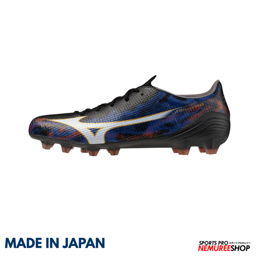 MIZUNO Football Shoes ALPHA 3 JAPAN (BLACK / ANCIENT WATER) - Nemuree Shop - Online Sports Store