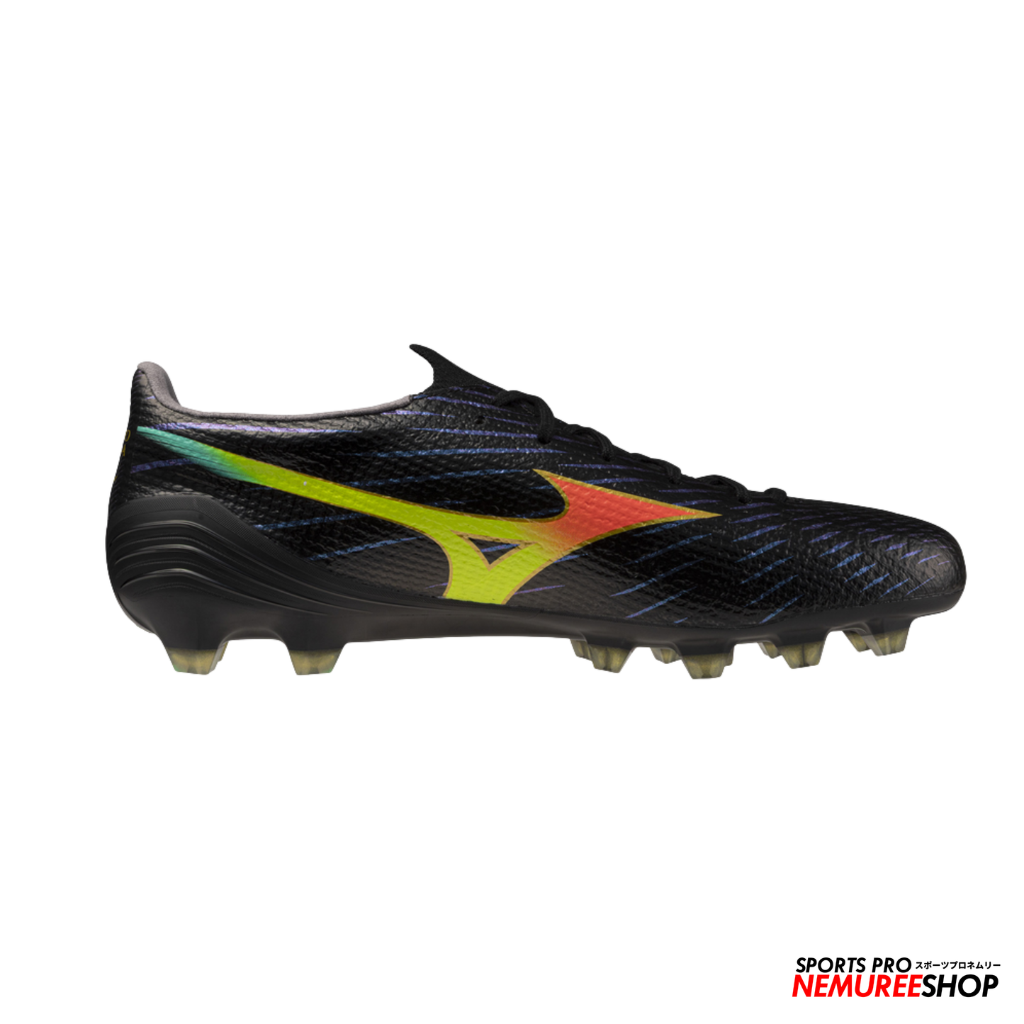 MIZUNO Football Shoes ALPHA 3 ELITE (BLACK/LAVA ORANGE/EVENING PRIMROSE)
