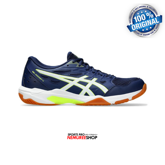 ASICS Indoor Shoes GEL-ROCKET 11 (BLUE EXPANSE/SAFETY YELLOW) - Nemuree Shop - Online Sports Store