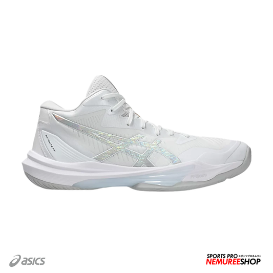 ASICS Volleyball Shoes SKY ELITE FF MT 3 (WHITE / PURE SILVER) - Nemuree Shop - Online Sports Store