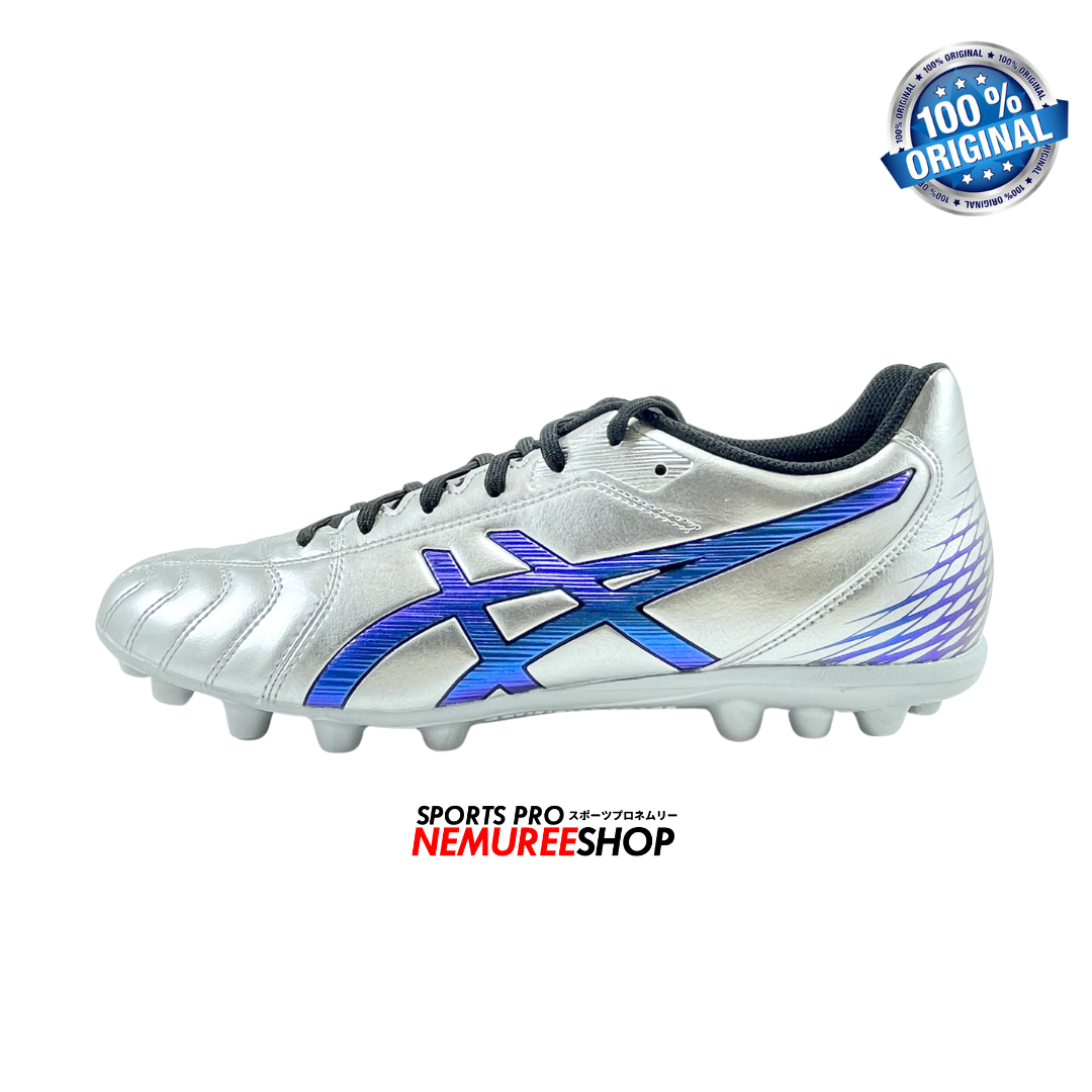 ASICS Soccer Shoes DS LIGHT CLUB AG (PURE SILVER/DIRECTOIRE BLUE) - Nemuree Shop - Online Sports Store