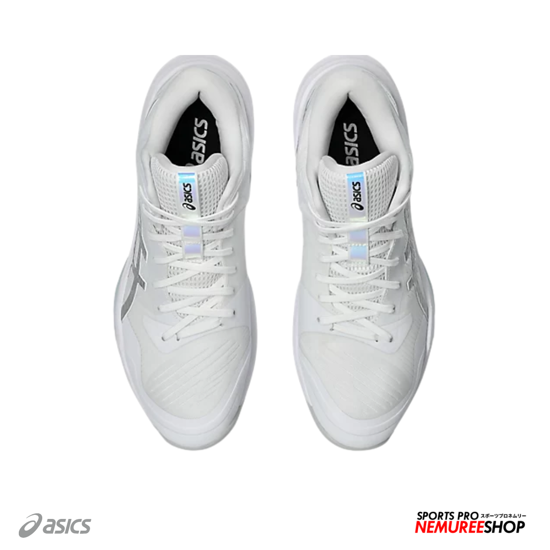 ASICS Volleyball Shoes SKY ELITE FF MT 3 (WHITE / PURE SILVER) - Nemuree Shop - Online Sports Store