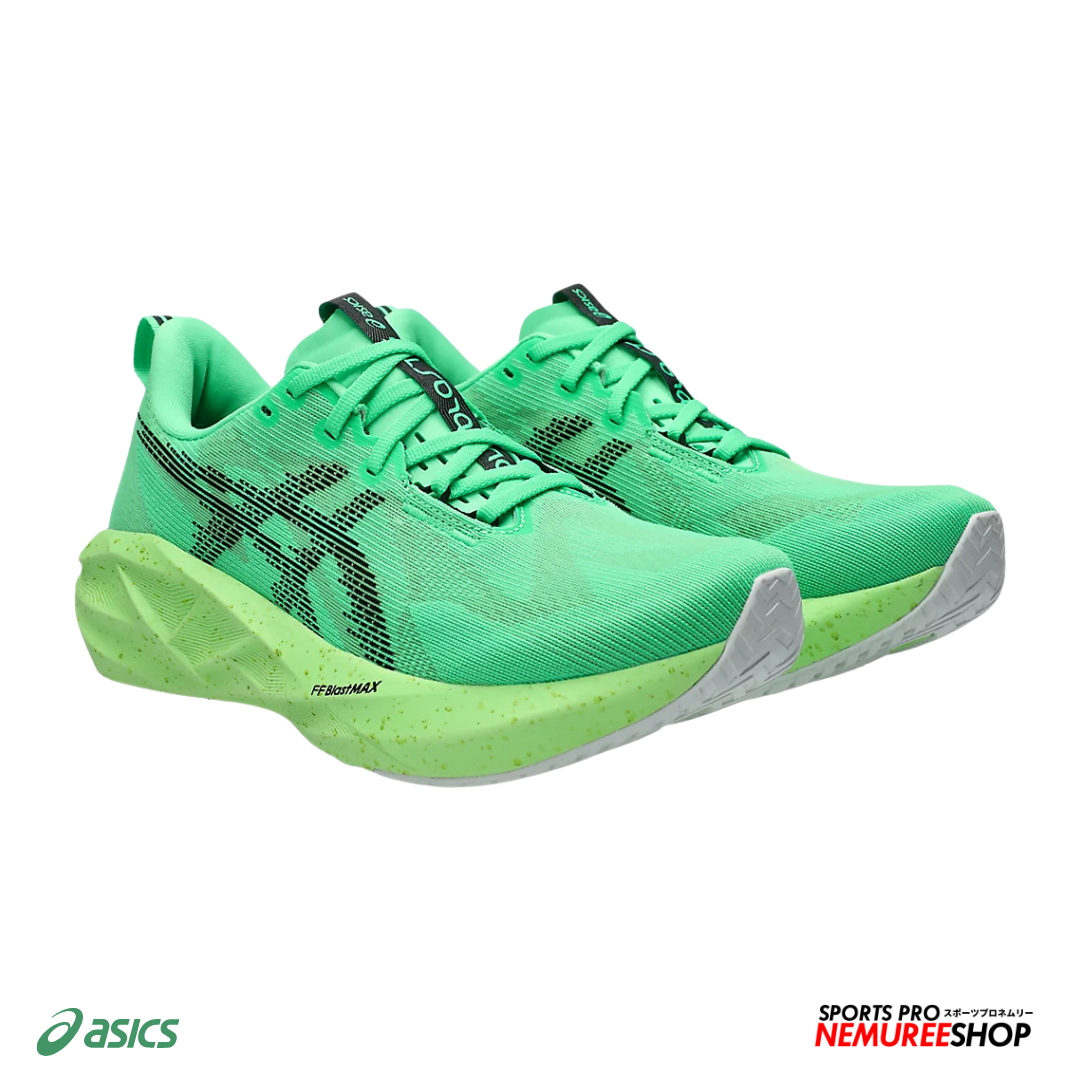 ASICS Running Shoes NOVABLAST 5 (VITAL GREEN / BLACK) - Nemuree Shop - Online Sports Store