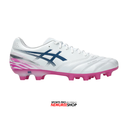 ASICS Football Shoes DS LIGHT PRO (WHITE/DIGITAL SAKURA) - Nemuree Shop - Online Sports Store