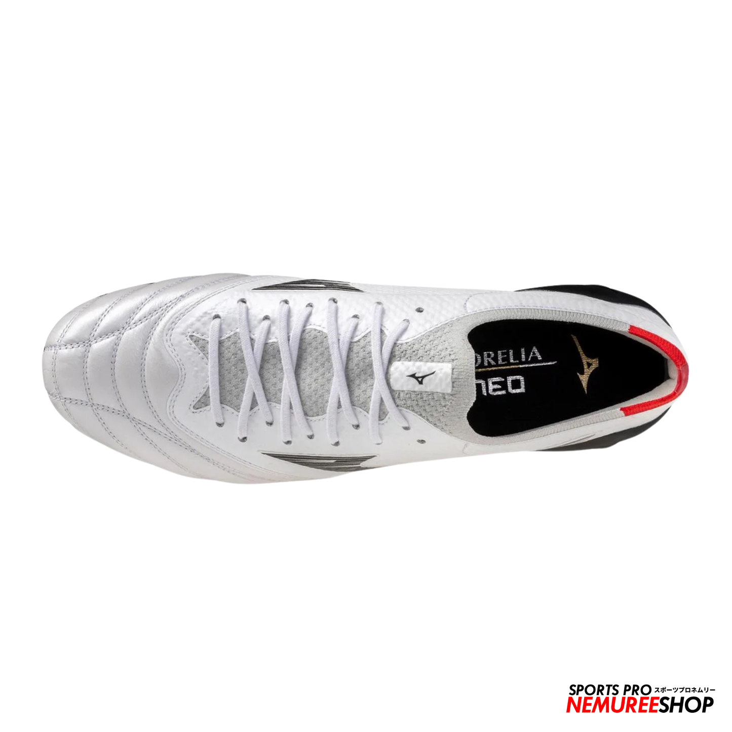 MIZUNO Football Shoes MORELIA NEO 5 BETA ELITE (WHITE/BLACK/CHINESE RED)
