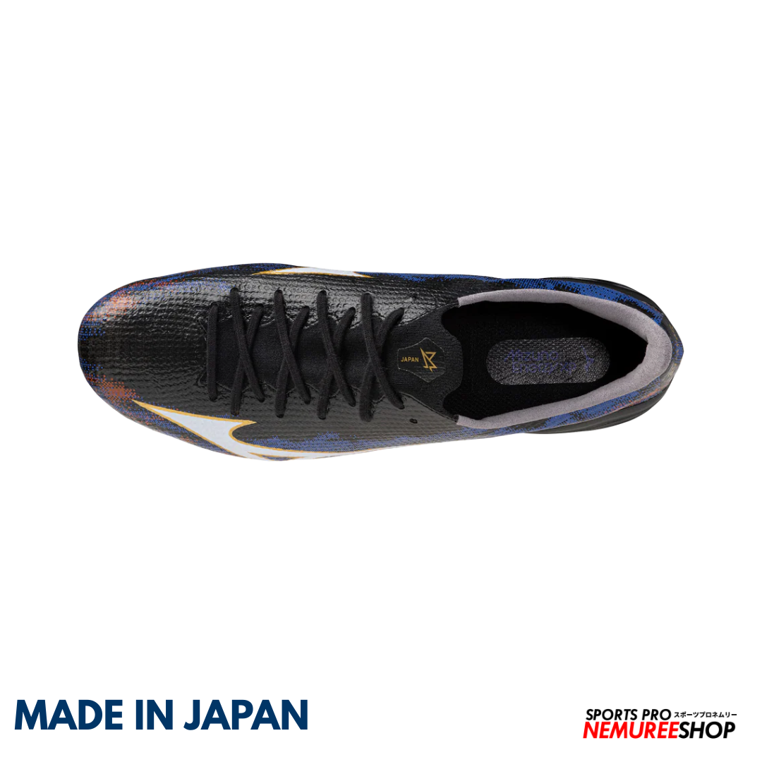 MIZUNO Football Shoes ALPHA 3 JAPAN (BLACK / ANCIENT WATER) - Nemuree Shop - Online Sports Store