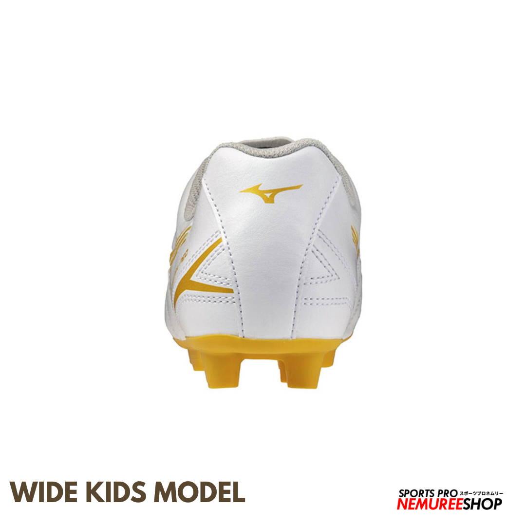 MIZUNO Football Shoes MONARCIDA NEO 3 SELECT JR WIDE (WHITE / GOLD) - Nemuree Shop - Online Sports Store