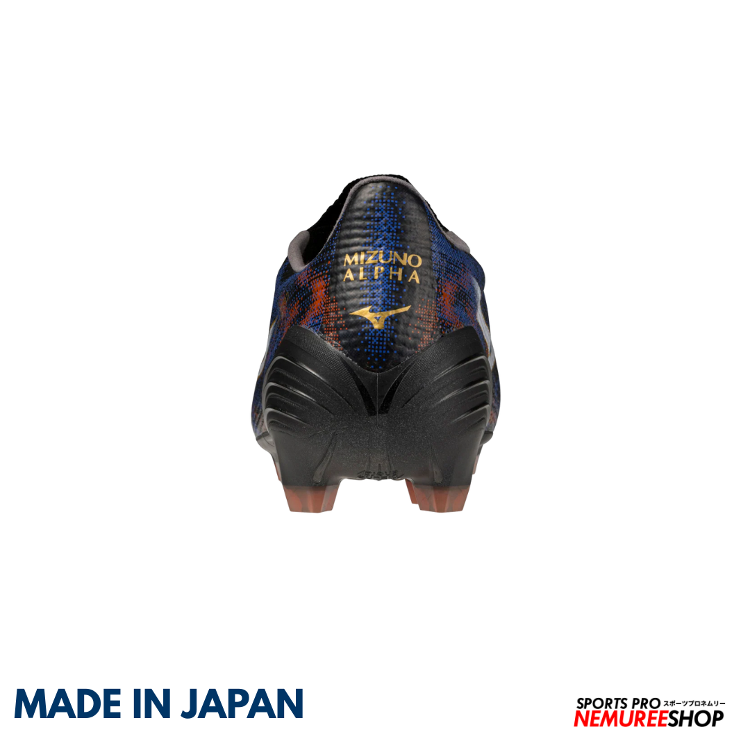 MIZUNO Football Shoes ALPHA 3 JAPAN (BLACK / ANCIENT WATER) - Nemuree Shop - Online Sports Store