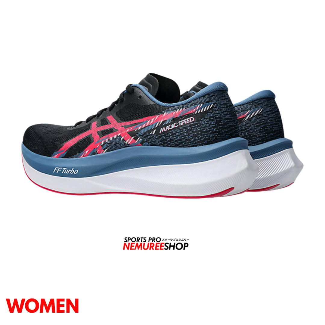 ASICS Women Running Shoes MAGIC SPEED 4 WOMEN (BLACK / WINTER SEA) - Nemuree Shop - Online Sports Store