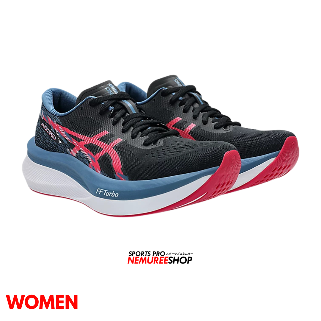 ASICS Women Running Shoes MAGIC SPEED 4 WOMEN (BLACK / WINTER SEA) - Nemuree Shop - Online Sports Store