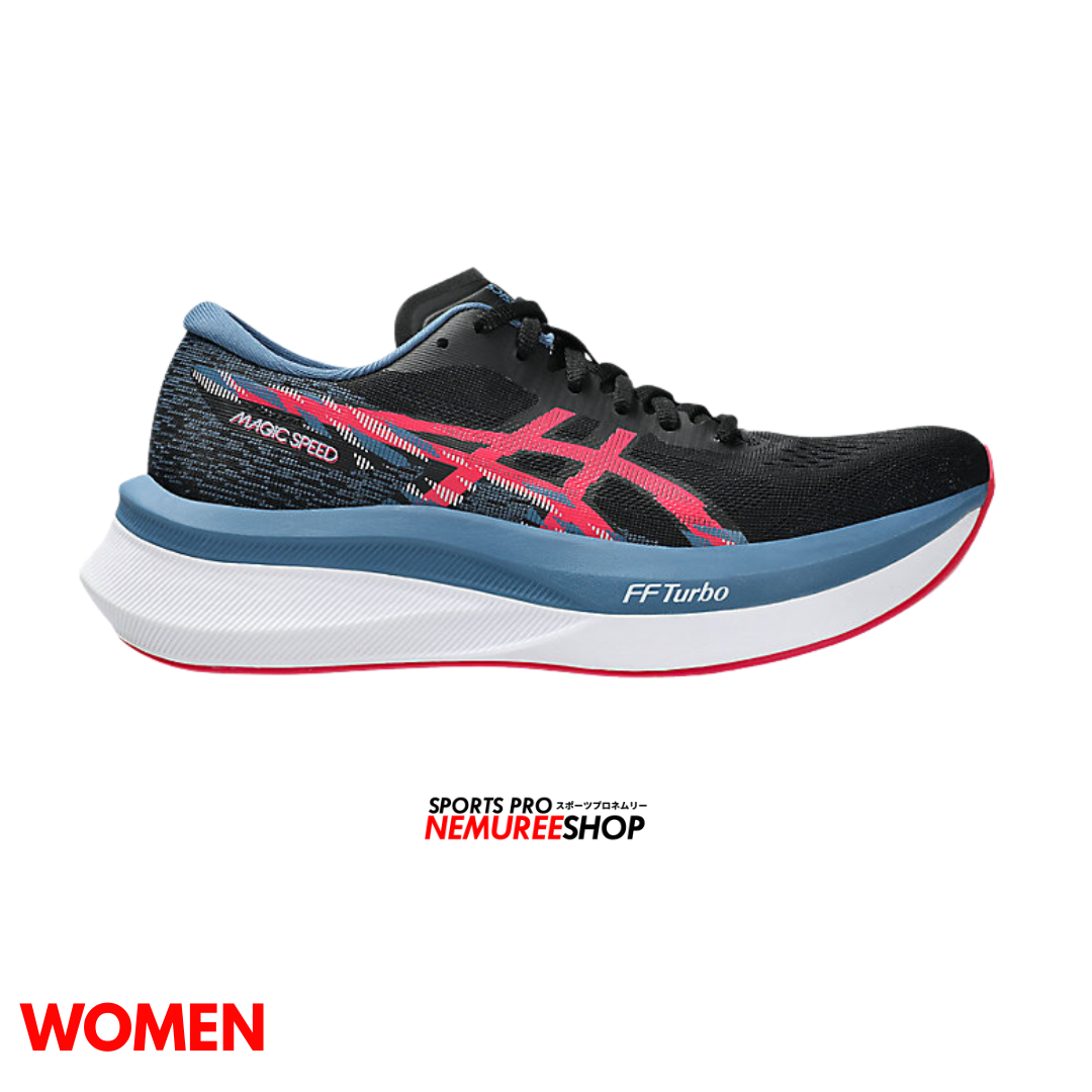 ASICS Women Running Shoes MAGIC SPEED 4 WOMEN (BLACK / WINTER SEA) - Nemuree Shop - Online Sports Store