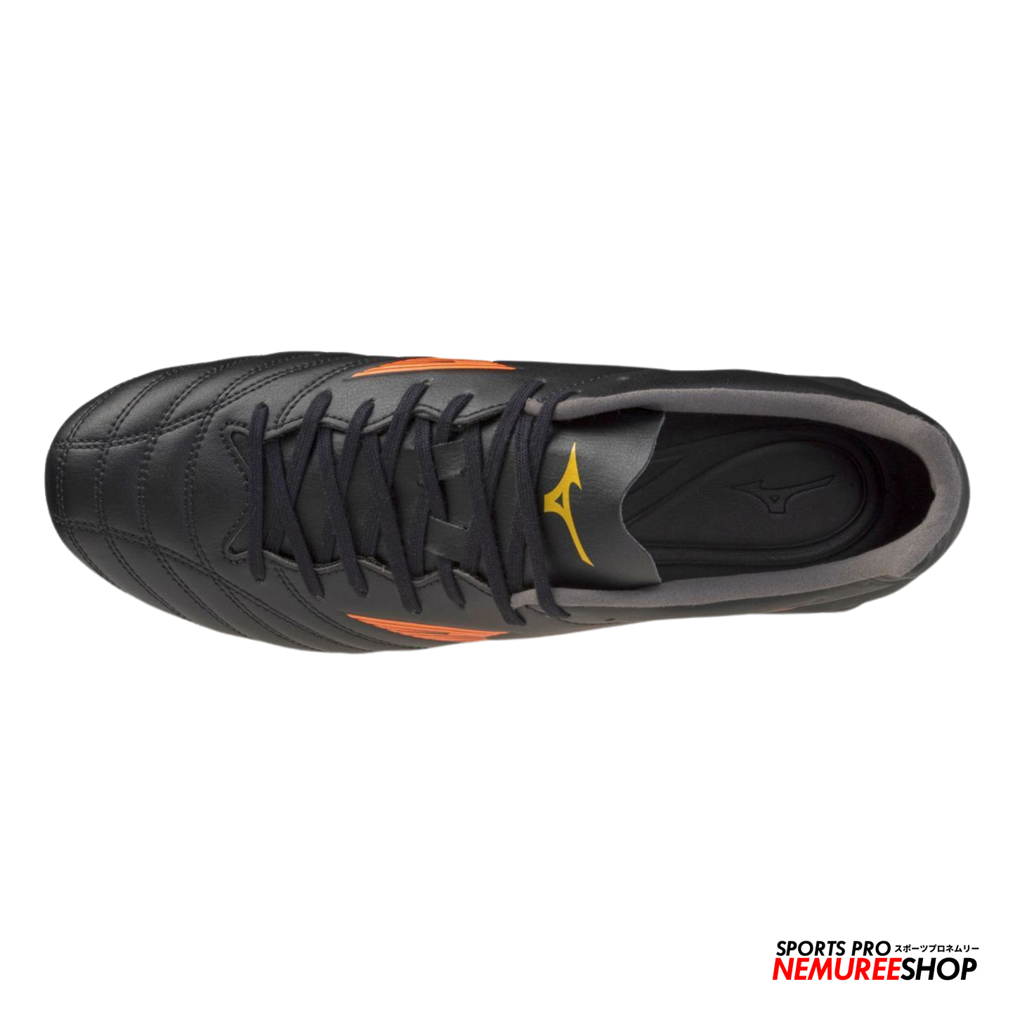 MIZUNO Football Shoes MONARCIDA NEO 3 PRO (BLACK / LAVA ORANGE / ARCADIA)